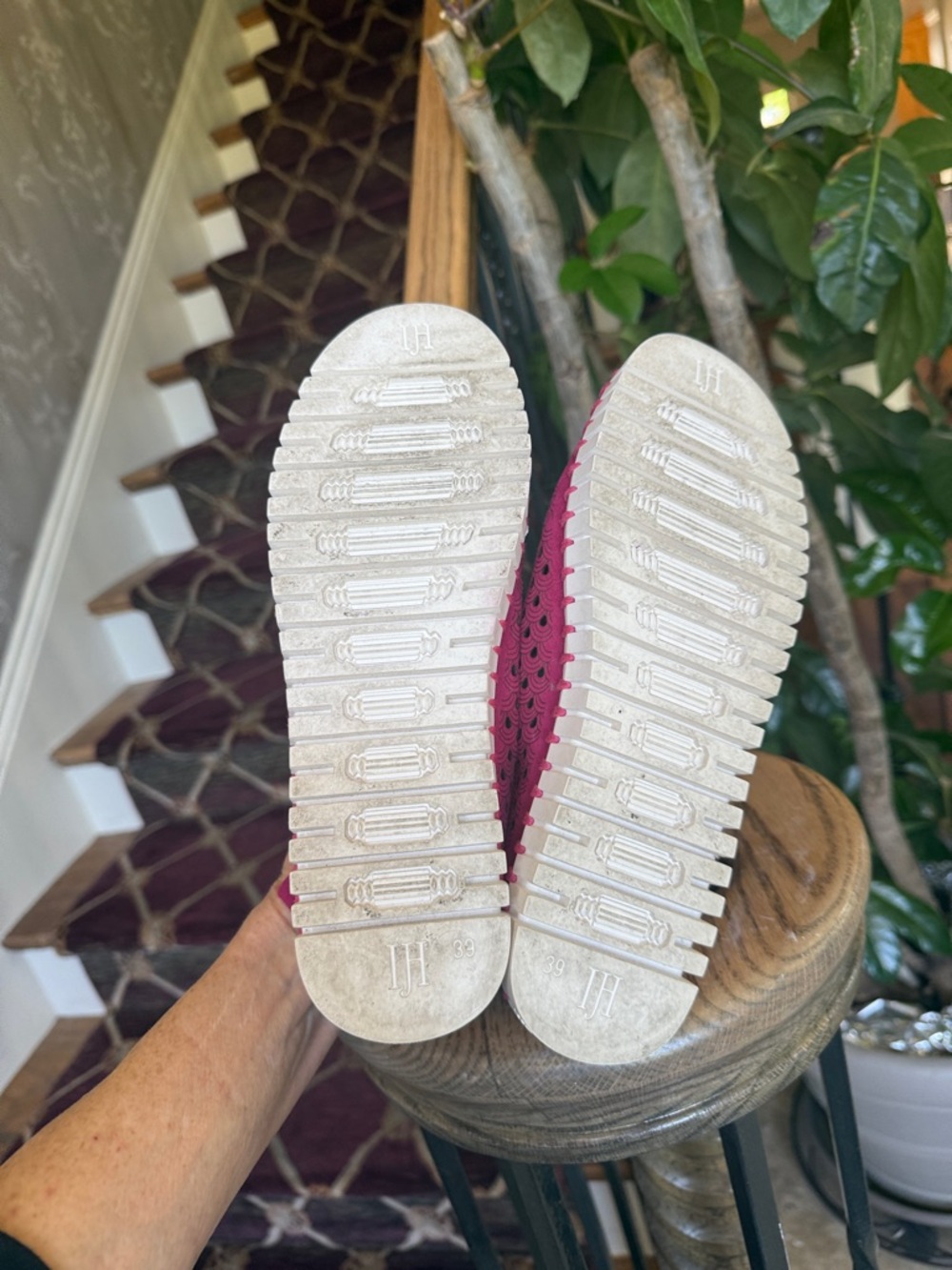 ILSE JACOBSEN ladies slip on Wildberry color shoes, excellent condition euro 39 - Picture 9 of 11